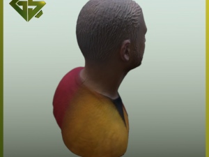 Bust of the Famous Footballer Mauro Icardi 3D प्रिंट मॉडल