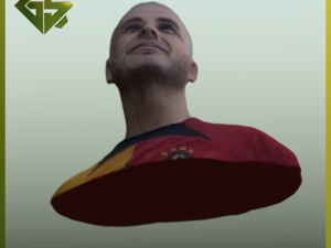 Bust of the Famous Footballer Mauro Icardi 3D प्रिंट मॉडल