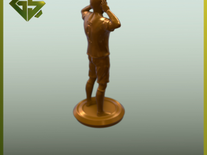 Life-Size Sculpture of Mauro Icardi in His Iconic Pose A Unique Artwork Reflecting the Spirit of D 3D 打印模型