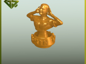 Mauro Icardi Bust with Elegant Askin Olayim Inscription 3Dプリントモデル