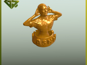 Mauro Icardi Bust with Elegant Askin Olayim Inscription 3Dプリントモデル