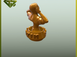 Mauro Icardi Bust with Elegant Askin Olayim Inscription 3Dプリントモデル
