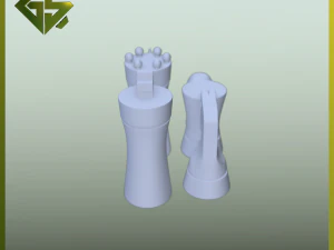 Современный шахматный набор 3D Принт Модель