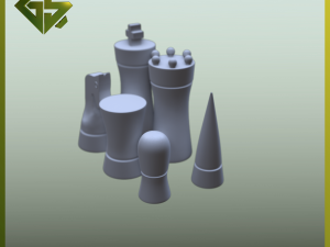 Modern Chess Set 3D प्रिंट मॉडल