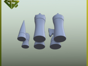 Modern Chess Set 3D प्रिंट मॉडल