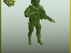 Turkish Special Forces Soldier Model do druku 3D