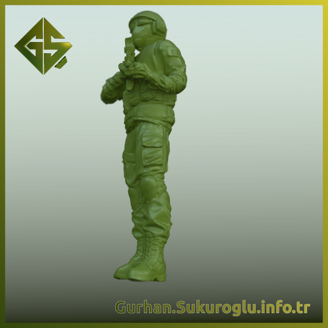 Soldier 3d model