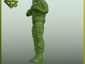 Turkish Special Forces Soldier Model do druku 3D