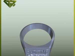 3D Logo-Engraved Ring Designs 3D 프린트 모델