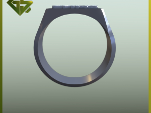 3D Logo-Engraved Ring Designs 3D 프린트 모델