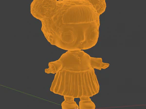 3D LOL Doll Toy Model 3D Print Model