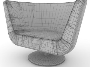 armchair  joe Modelo 3D