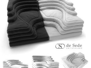sofa de sede Modello 3D