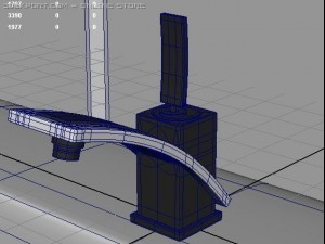 single handle chrome bathroom sink faucet 3Dモデル