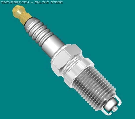 spark plug 3D Model .c4d .max .obj .3ds .fbx .stl .blend 