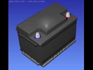 battery 3D Model