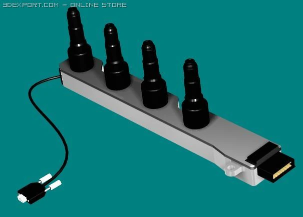 ignition module 3D Model .c4d .max .obj .3ds .fbx .stl .blend