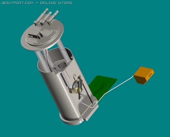 in tank fuel pump 3D Модель .c4d .max .obj .3ds .fbx .stl .blend 