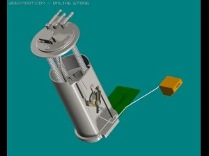 in tank fuel pump 3D Model