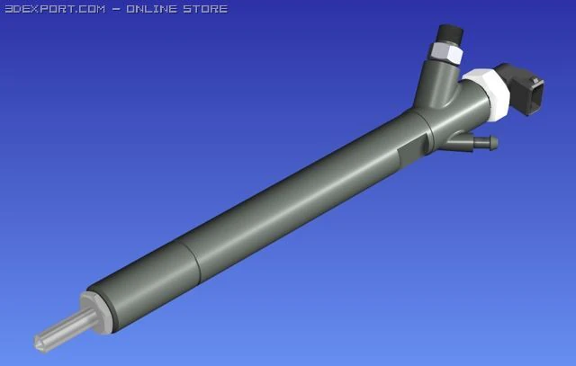 injecteur Modèle 3D .c4d .max .obj .3ds .fbx .stl .blend 