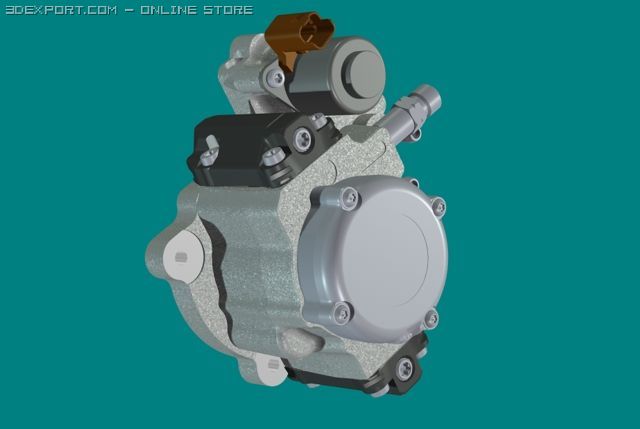 high pressure fuel pump Modello 3D .c4d .max .obj .3ds .fbx .stl .blend 