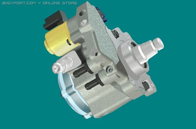 fuel pump 3D-Modell .c4d .max .obj .3ds .fbx .stl .blend 