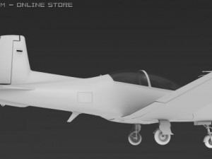 pilatus pc9 3D मॉडल