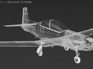 pilatus pc9 3D मॉडल