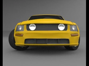 ford mustang gt 2005 3D Model