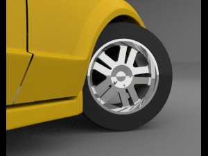 ford mustang gt 2005 Modello 3D