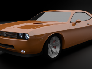 dodge challenger 2008 Model 3D