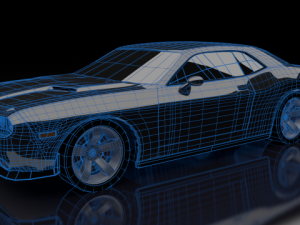 dodge challenger 2008 Model 3D