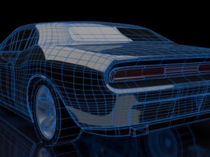 dodge challenger 2008 Model 3D