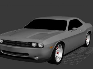 dodge challenger 2008 Model 3D