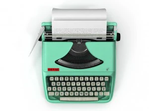 typewriter 3D Model
