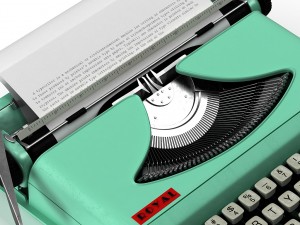 typewriter Modello 3D
