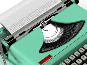 typewriter 3D Model