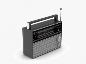 radio vef 202 3D Модель