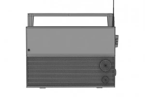 radio vef 202 3D Model
