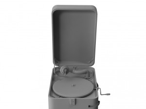 portable gramophone 3D मॉडल