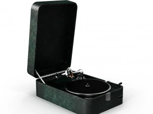 portable gramophone 3D Model