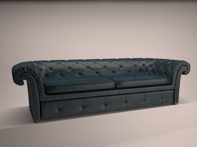 sofa 3D Модель .c4d .max .obj .3ds .fbx .stl .blend 