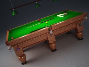pool table Model 3D
