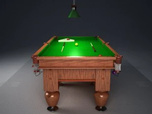 pool table 3D Model