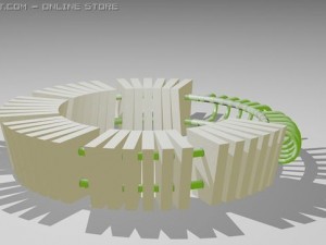 urban modular blench 3D Model