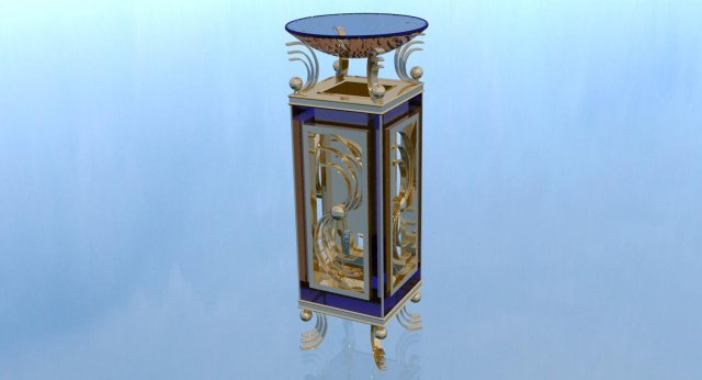 ashtraybindesign03 3D Модель .c4d .max .obj .3ds .fbx .stl .blend 