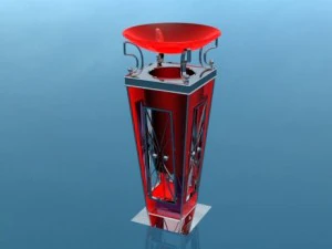 ashtraybarrel01 3D Model
