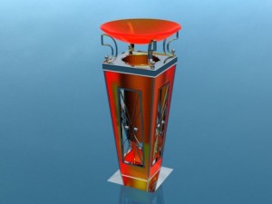 ashtraybarrel01 3Dモデル