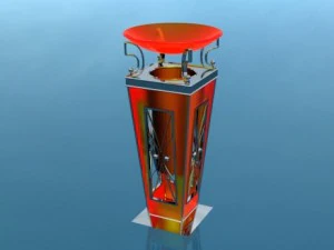 ashtraybarrel01 3D Model