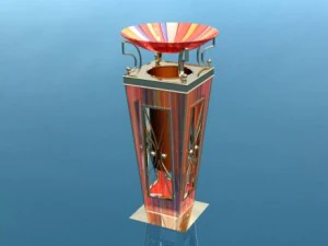 ashtraybarrel01 3D Model